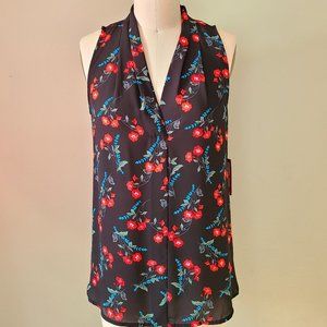 Vince Camuto Floral Blouse